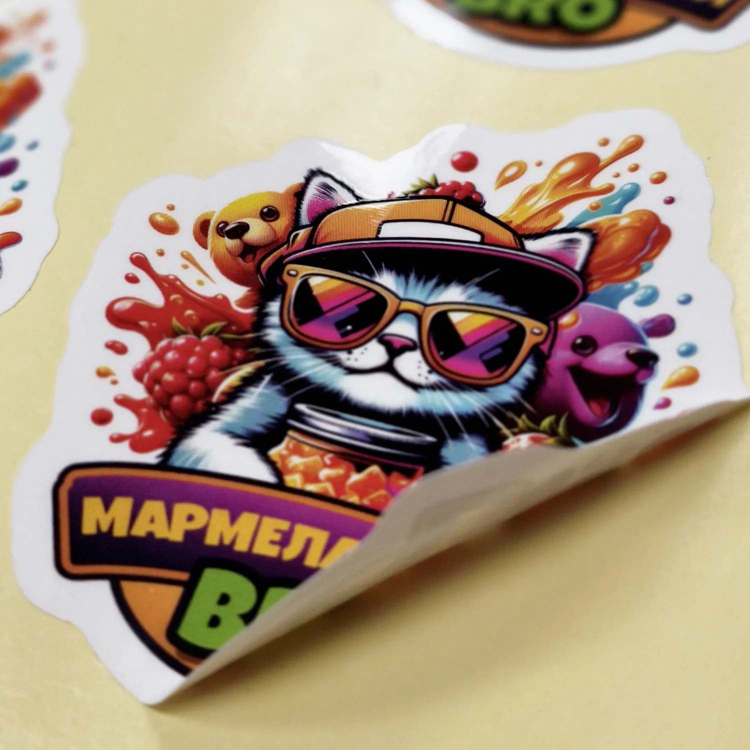 Наклейки на пленке