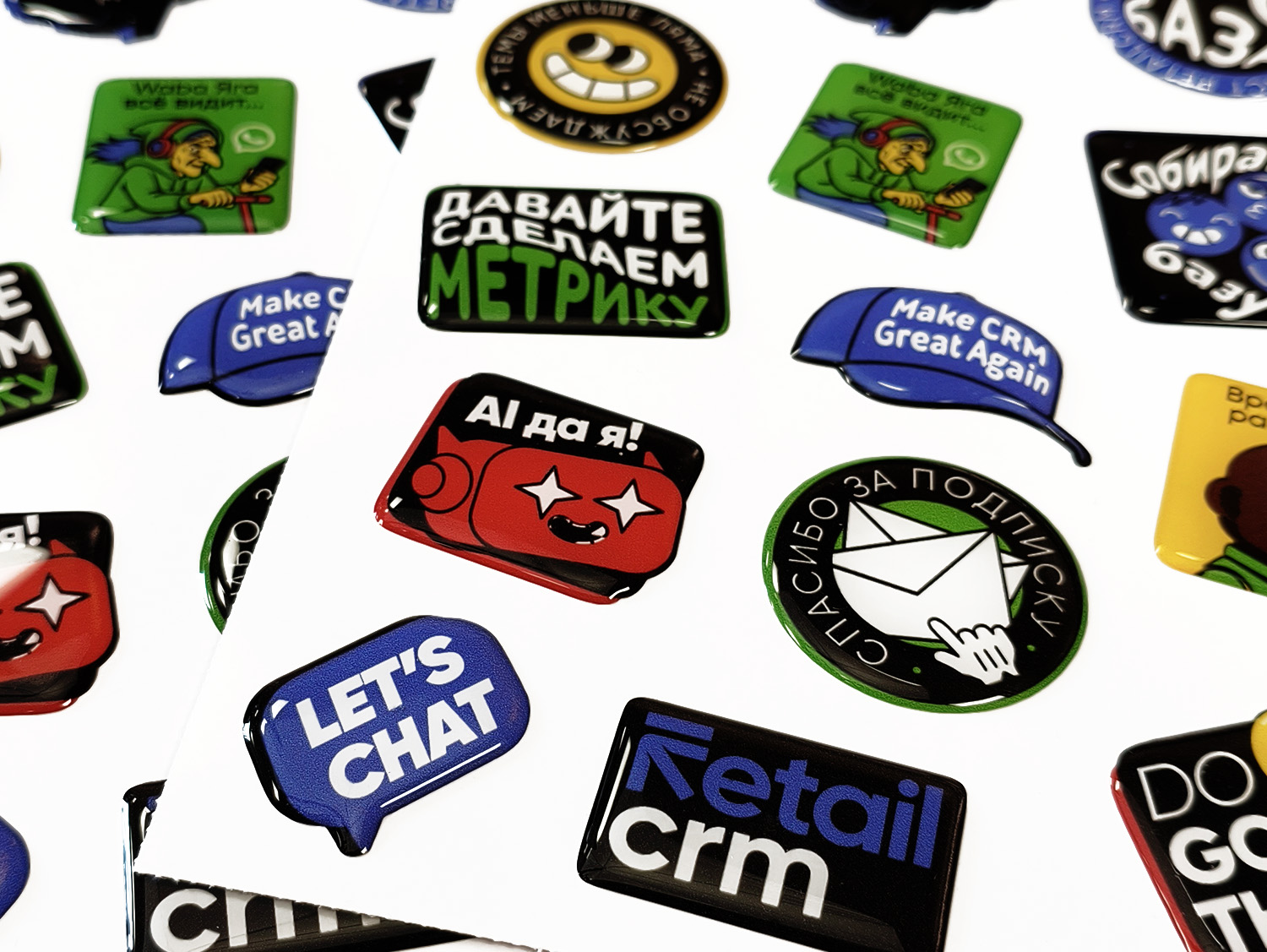 Объемная наклейка