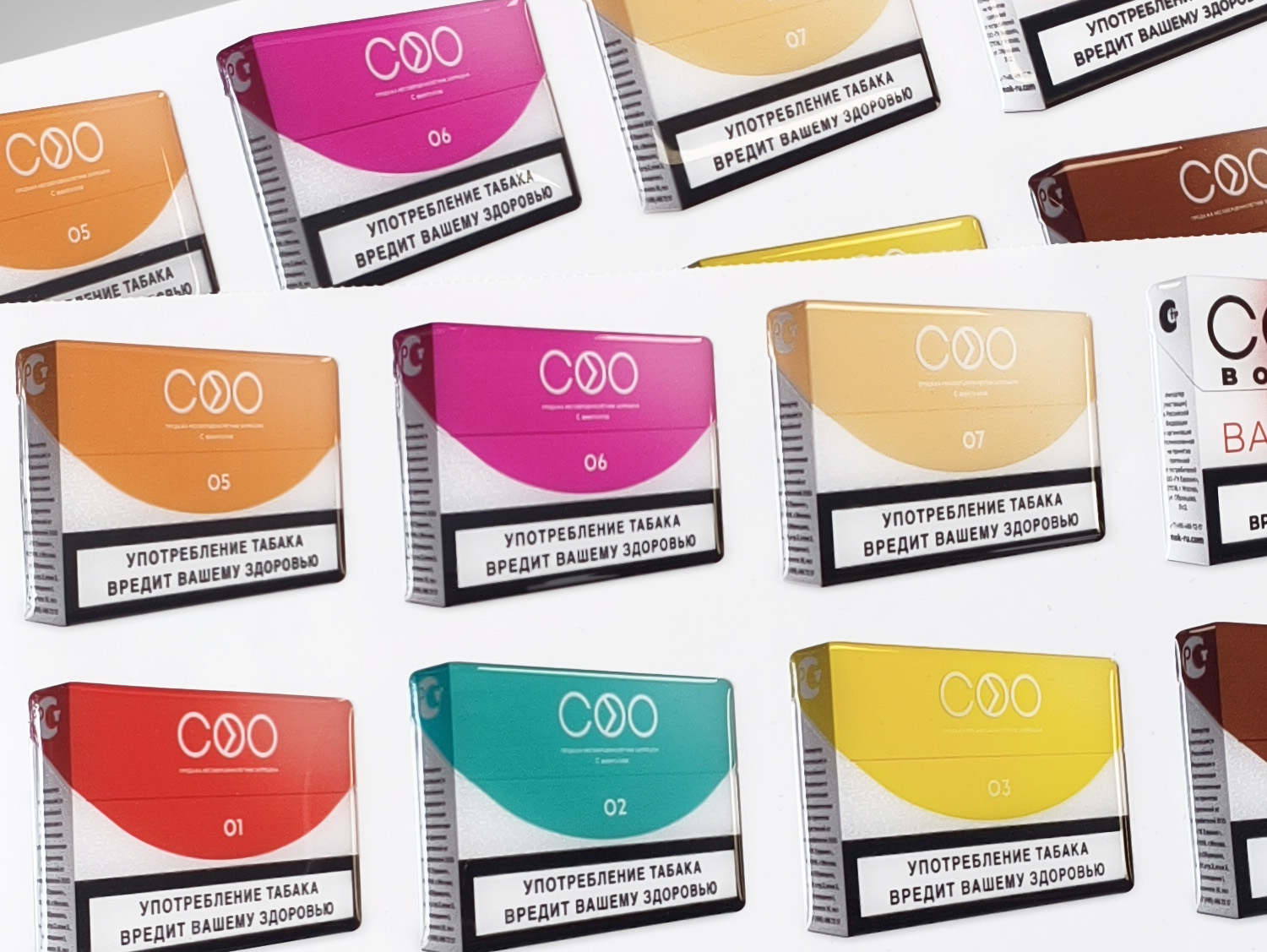 Стикерпаки объемные на витрину